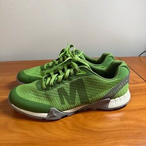 Merrell Men's Versent Casual Lightweight Breathable Sneaker Fabric Lime Green 9